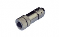 M12 Connector(5Pin,8Pin,Female,Straight),Shield